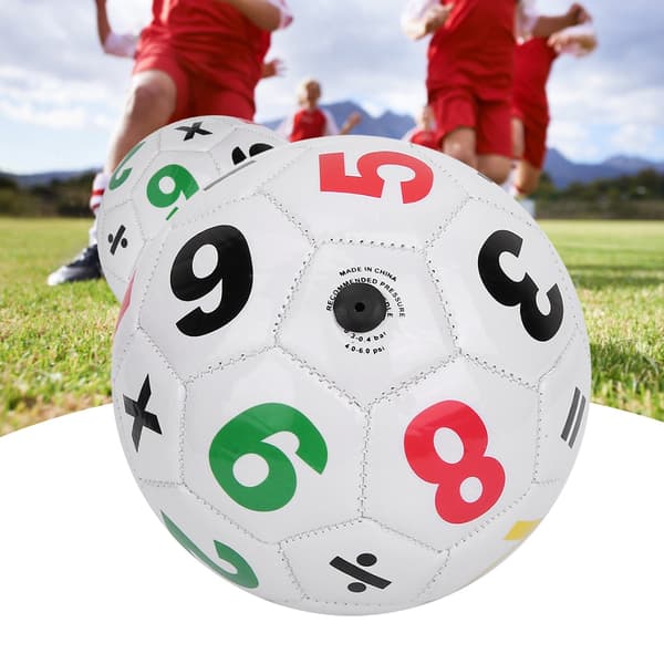 Fotball for barn, størrelse 2, utendørs, hvit