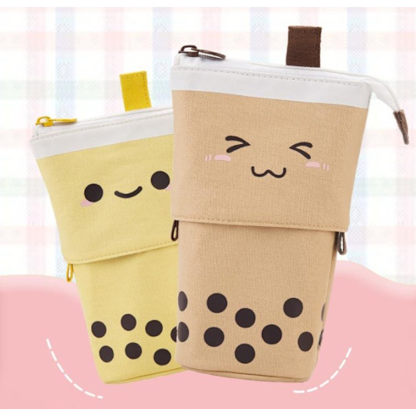 Multifunksjonell uttrekkbar tepose med polka dot melk (blå prikker)