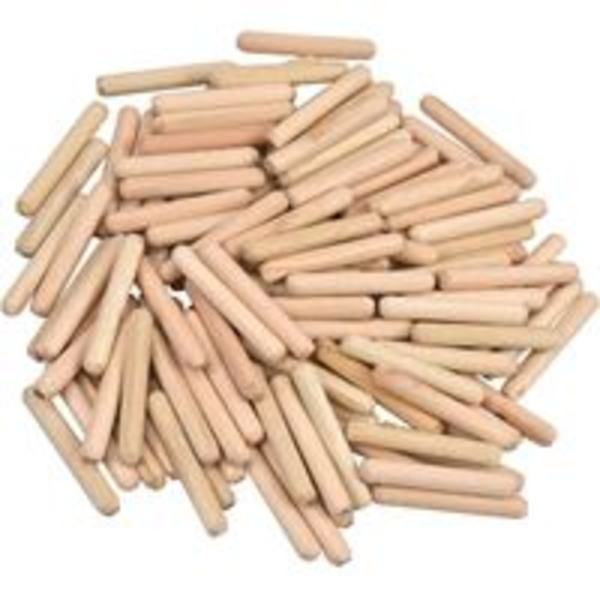 400 Pack 8mm x 40mm Puiset tapit - Massiivipyökkipuutappi Ihanteellinen puuntyöstöön jyrsintä - Soveltuu poraukseen Jig/Drilling Guide.