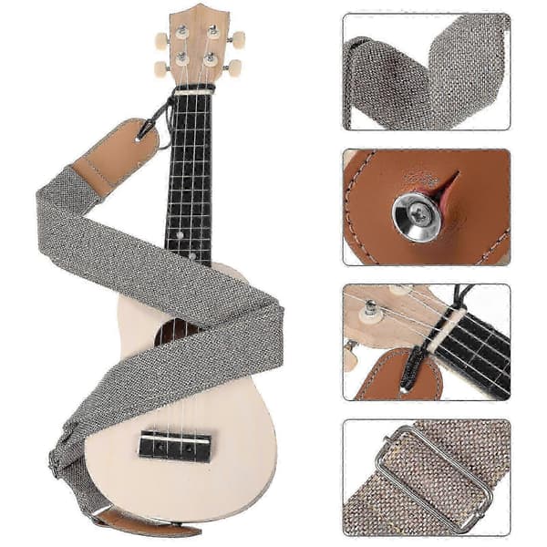 Basgitarrrem justerbar längd kompatibel med gitarrspelare bekvämt material 1 set