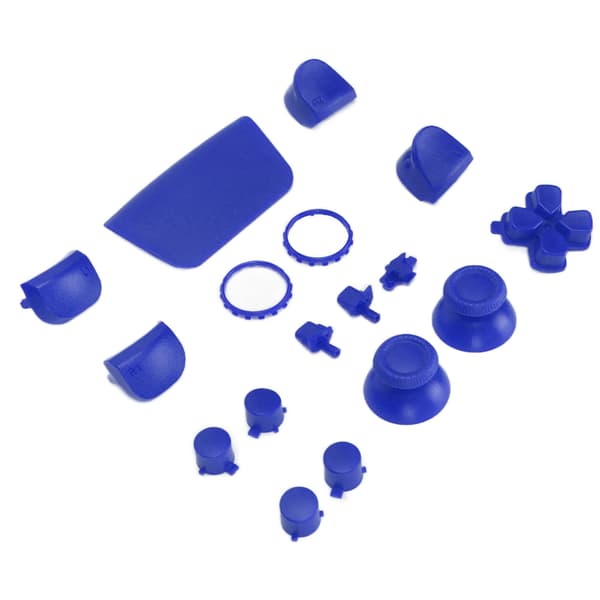 Erstatningsknapper L2 R2 Komplett sett med knapper for PS5-kontroller Blå