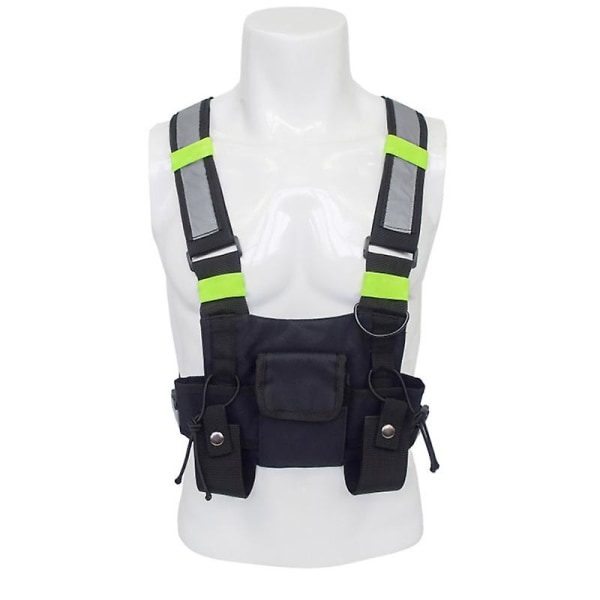 Chest Rig Bag, Radio Chest Harness Reflexväst