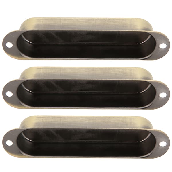 3 stk. Solid Messing Guitar Pickup Lås Enkelt Uden Hul Musik Tilbehør