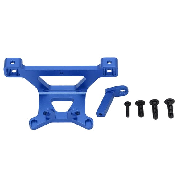 RC Bil Front Bracket Mount Erstatnings Aluminium Front Bracket Sæde til Traxxas E Revo VXL til Slash4WD til Summit 1/16 RC Biler Blå