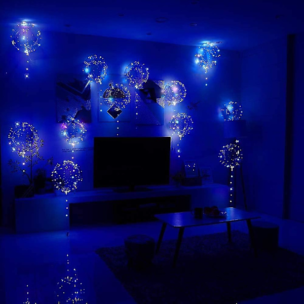 20 stykker led-balloner Lysende balloner, farverige