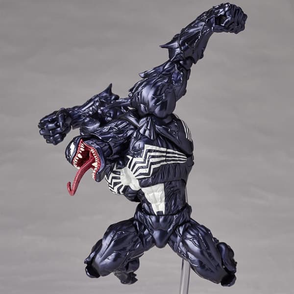 Jud- Yamaguchi-stil Venom modelfigur med bevægelige led svart
