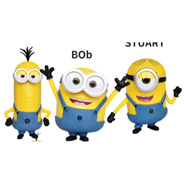 Doll Minions Full Set Handgjorda Födelsedagstårta Toppers Souvenir Toy Universal Studios (Classic Three-Pack GJ57T)