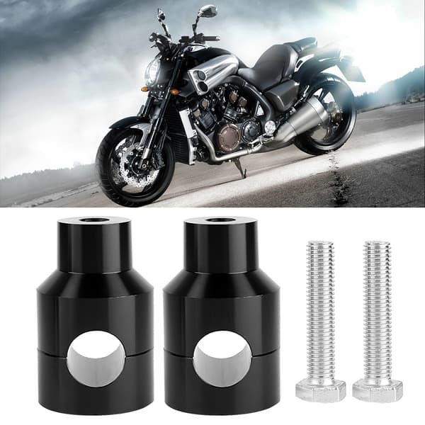 Parlyft 22mm Aluminium Legering Motorcykel Styr Sort
