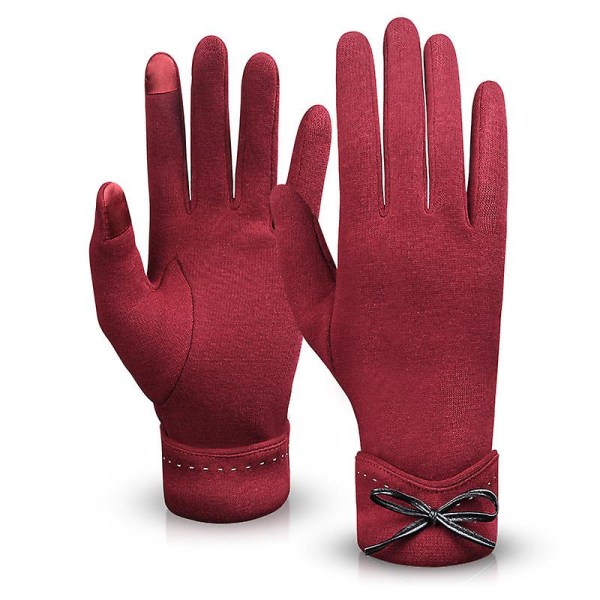Winter Warm Fleece Handsker, Touch Screen Handsker Red