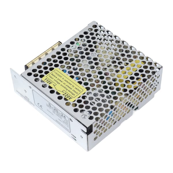 S25 24V Switchande Strömförsörjning Aluminiumlegering Säkerhetsskydd Slitstyrka