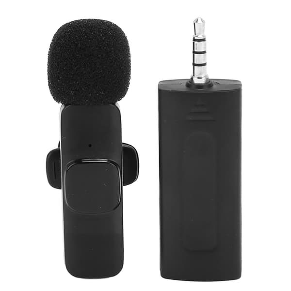 Trådløs Lavalier Mikrofon Professionel Plug and Play Støjreduktion Mini Lapel Mikrofon til Live Streaming Optagelse