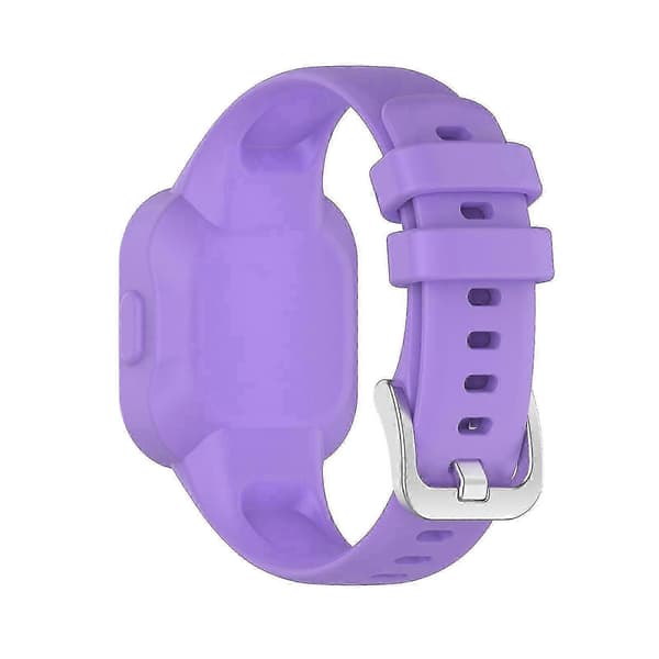 Erstatningssilikonerem til Garmin Vivofit JR3 - Sikker pasform til aktive børn Light Purple