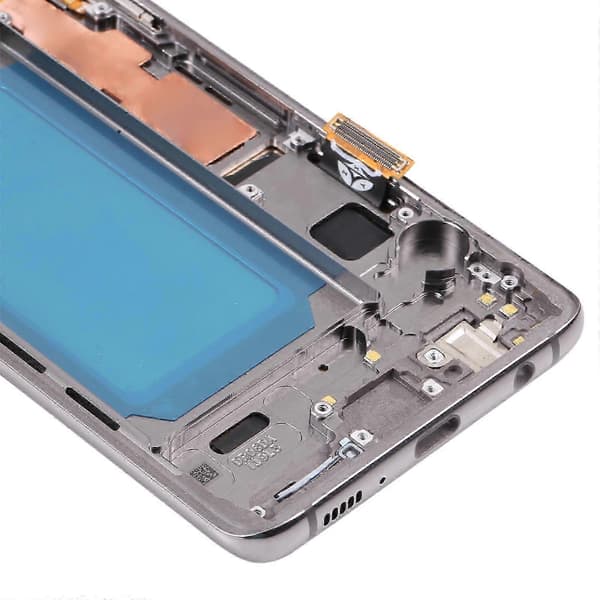 TFT LCD-skärm för Samsung Galaxy S10 SM-G973 Digitizer komplett enhet med ram, stöder inte fingeravtrycksidentifiering Black