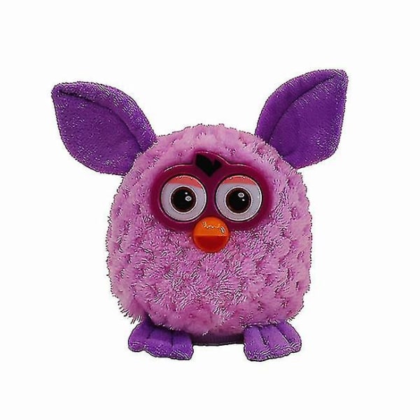 Sødt Elektrisk Talende Furby Elf Plys Legetøj Elektronisk Pet Owl Legetøj 15 cm A Purple