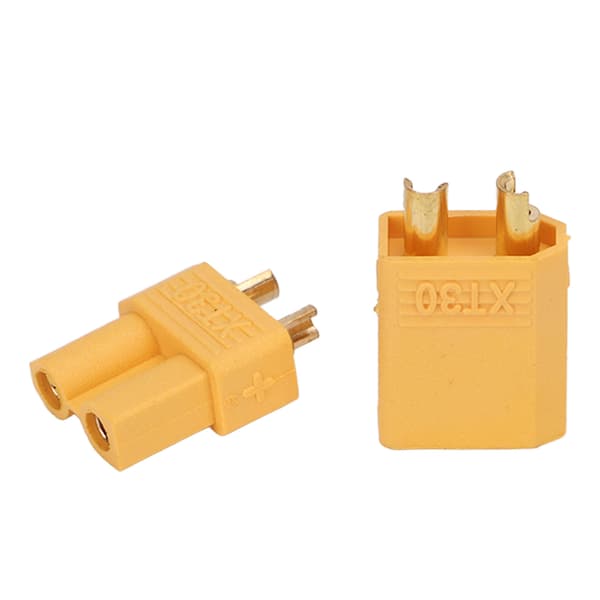 XT30-liitin XT30-urosliitin RC-tarvikkeet RC-akulle ja ESC:lle Keltainen