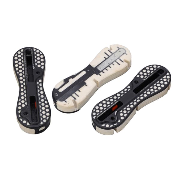 Surfbrede Fin Box Erstatning Rund Cup Form PVC Mesh Grid Tail Roder Slot Fin Boxes