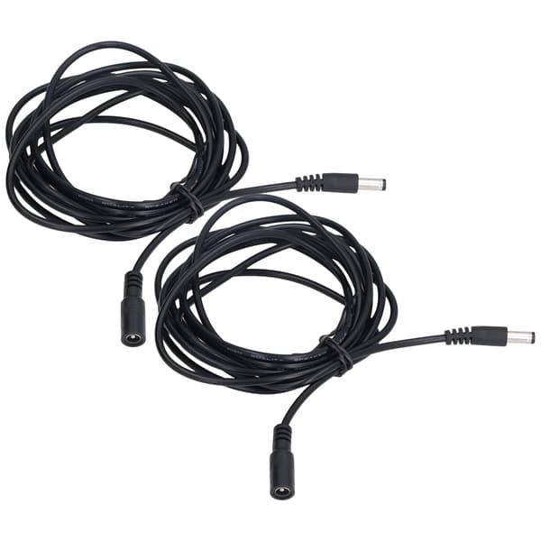 2. generasjons LED solcellelysforlengelseskabel 5,5x2,1 mm DC 12V 24V Overvåkingsstrømforsyningsledning