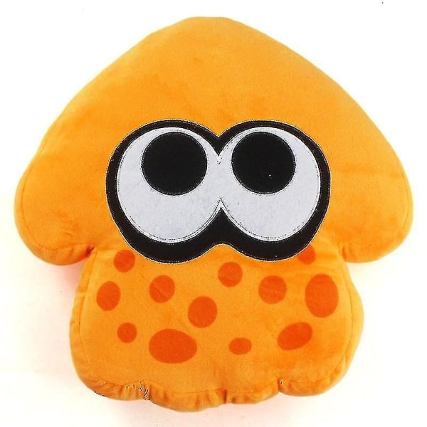 33 cm Anime Splatoon Squid Plyschleksaker Gosedjur Mjuk kudde Dockor Födelsedagspresent för barn Orange