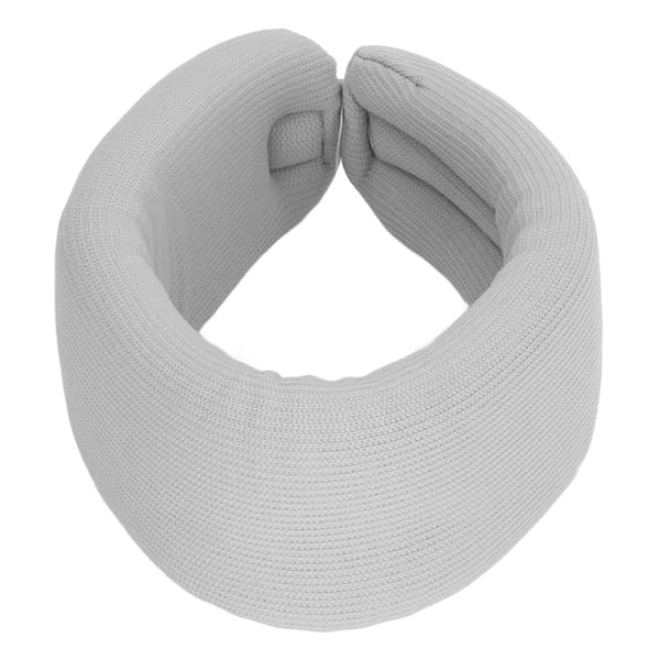 Nackstöd i Grå Nylon med Hög Elastisk Svamp, Hakkurvningsdesign, Nackstödspad för Hem M