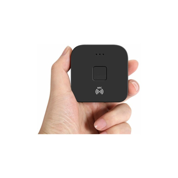 NFC bluetooth musiikkivastaanotin mikrofonin aux-ulostulolla kotistereojärjestelmän kuulokekaiuttimelle