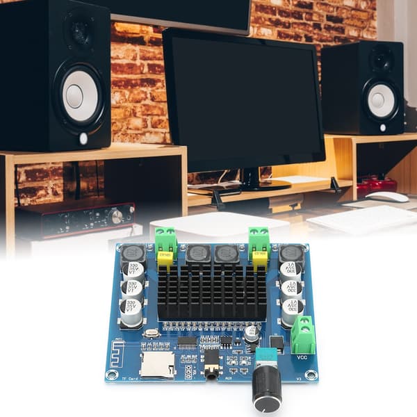 A105 TDA7498 100Wx2 Digital Bluetooth Justerbar Lydstyrke Audio Effektforstærker Board