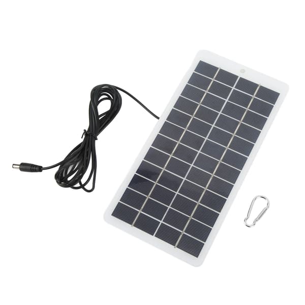 Solcellepanel Bar Høyeffektiv Værbestandig Solcellelader DC Grensesnitt Trafikklys 5W 12V