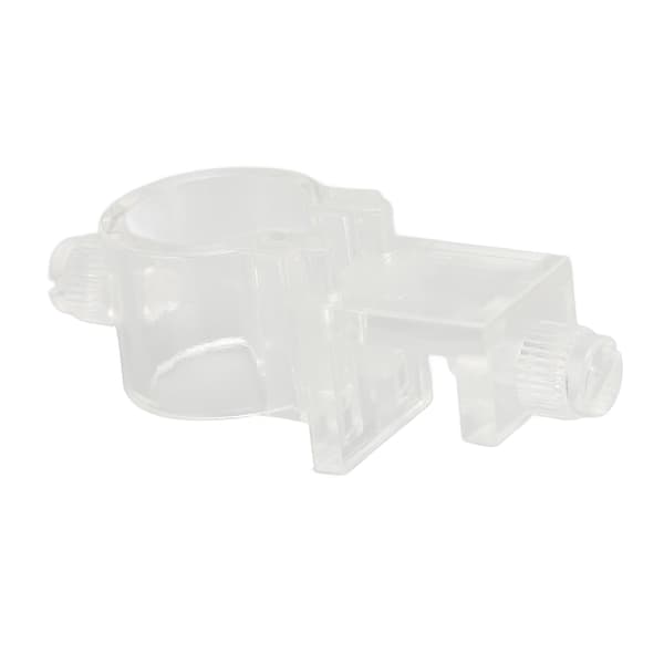 Akvariumsslangklämma Transparent Split Typ Plast Vattenrör Fästklämma för Fisktank M