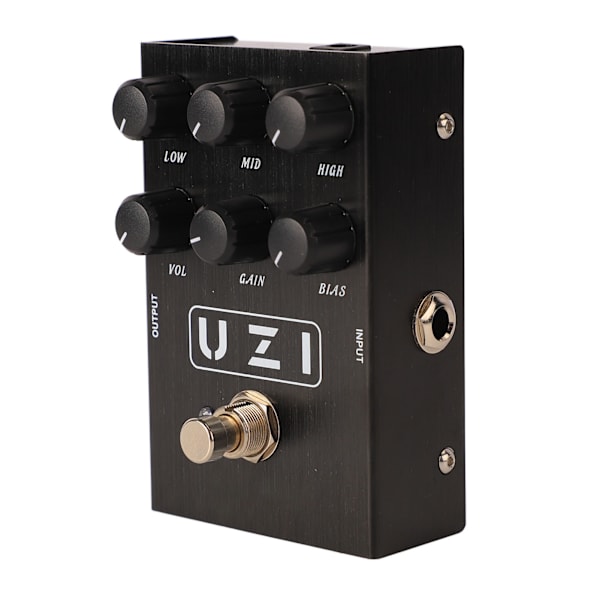 Elgitarr Effekter Drive Pedal Effektor Simulerar Gitarrdistorsion och Overdrive Effekter AN 35 Svart