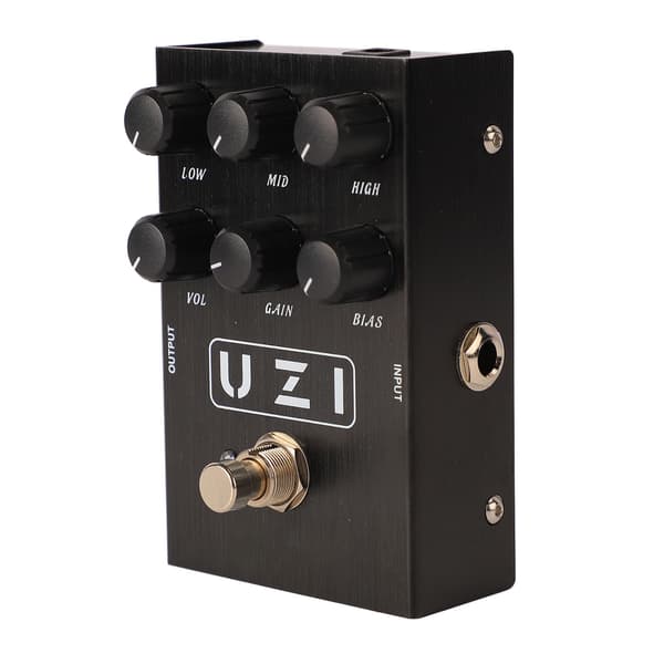 Elguitar Effekter Drive Pedal Effektor Simulerer Guitarforvrængning og Overdrive Effekter AN 35 Sort