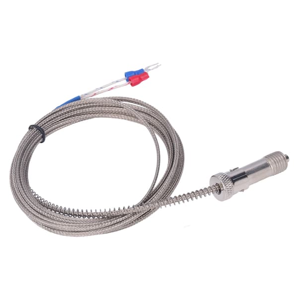 K Type Snap Fit Fjeder Termoelement Rustfrit Stål 3 Meter