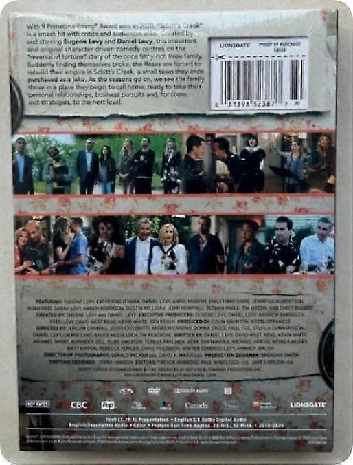 Schitt's Creek: The Complete Collection (DVD, 2020, 15-Disc Box Set) engelsk versjon