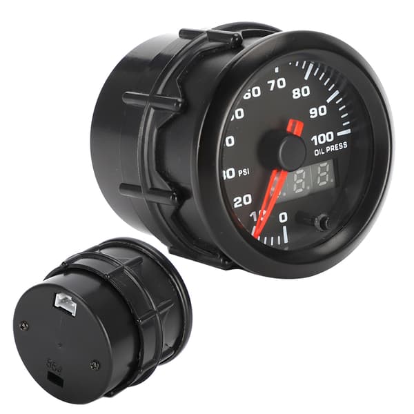 2in 52mm 7-farget digital LED-trykkmåler med sensor