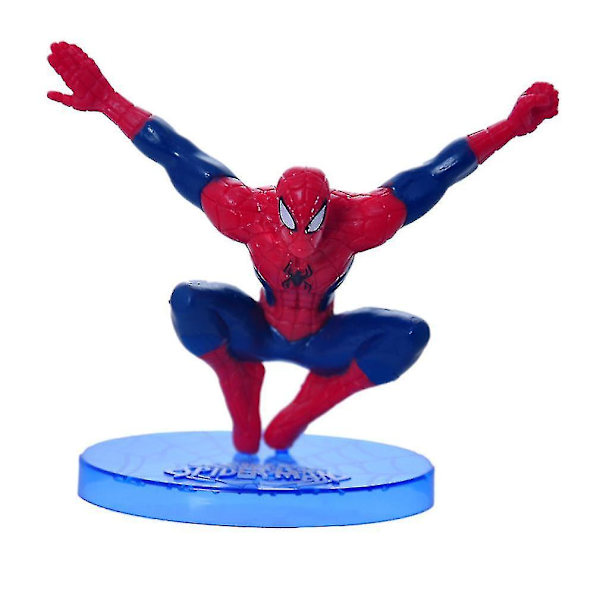 7 stk Spiderman Figur Legetøj Anime Dukke Model