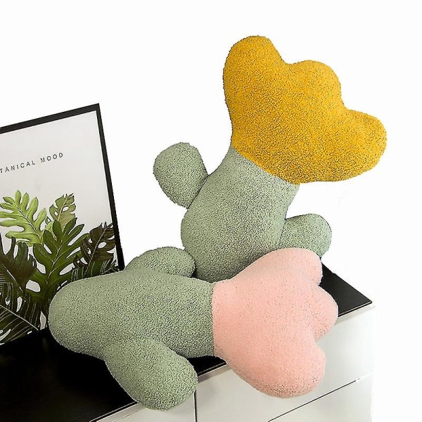 Tulip Plysj leketøy Potted Doll For Room Hjem Dekorativ pink