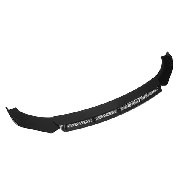 3 stk. Front Bumper Lip Body Kit Universal Spoiler Wing Bilmodifikation til Bil Sort