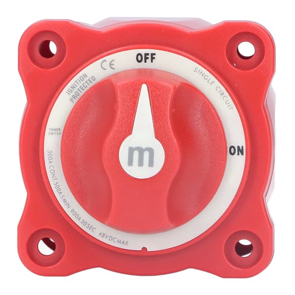300A Batteriisolator Mini Enkel Sløyfe Batterivelger for Yachter Bobiler Modifiserte Biler Marine