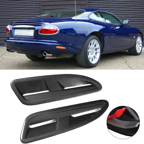 ABS Plast Motorhjelm Luftventil Bil Modificerede Dele Passer til Jaguar XKR XK8 Hydrografisk Transfertryk