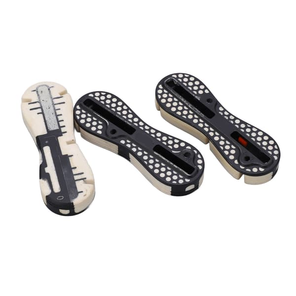 Surfbrede Fin Box Erstatning Rund Cup Form PVC Mesh Grid Tail Roder Slot Fin Boxes