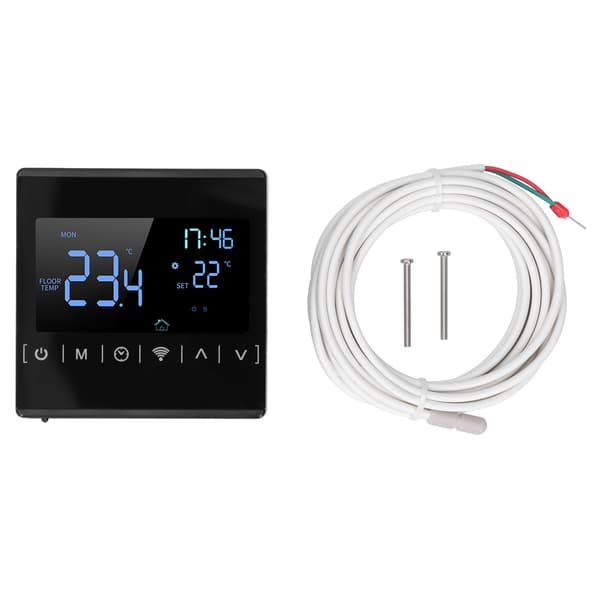 Smart WiFi Programmerbar Termostat for Gulvvarmestyring