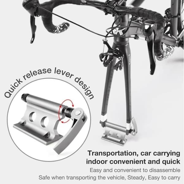 Biltak Cykelhållare Quick-release Gaffel Installation Monteringshållare Black-2PCS
