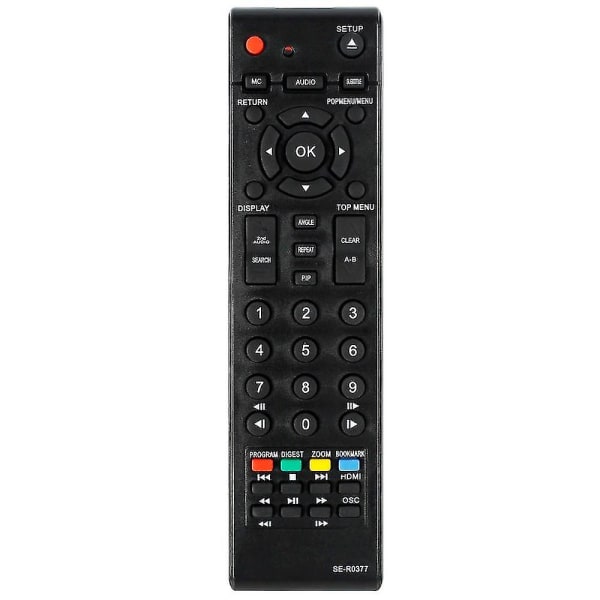 ny fjärrkontroll för Toshiba Se-r0377 Bluray DVD-spelare Bdx2100 Bdx3100 Bdx5200 Controller