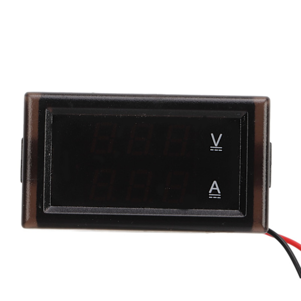 Hall DC Digital Display Amperemeter Arbetsspänning 4-30V Dubbel LED-display Ström Voltmeter Panel