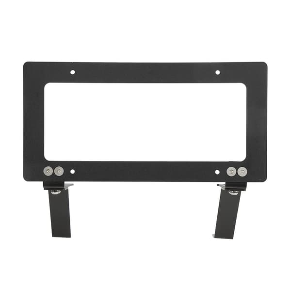 Tesla Model Y 2017 2022 Frontnummerpladeholder Aluminiumlegering Sort Udskiftning