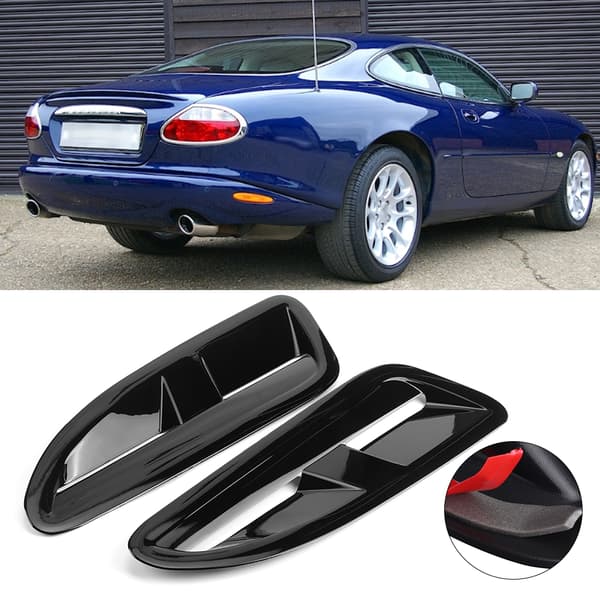 ABS Plast Motorhjelm Luftventil Bil Modificerede Dele Passer til Jaguar XKR XK8 Blank Sort