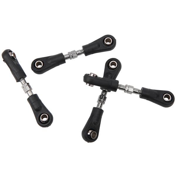 4 sorte metal stødtårne sæt til 1/10 RC fladt chassis tilbehør 46-55mm