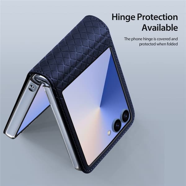 DUCIS Samsung Z Flip7 Bril Series Cover - Blå Blå blue