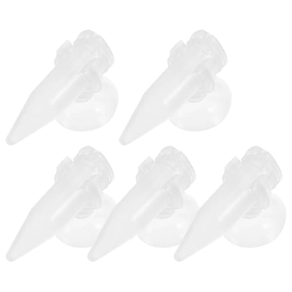 Fiskmatarrör, kompakt design för räkodling 6X4X2CM Transparent