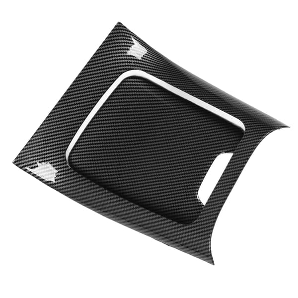 Kolfiberstil Armstödsbox Panel Cover Center Console Shift Panel Ersättning för Benz C Class W206 S206