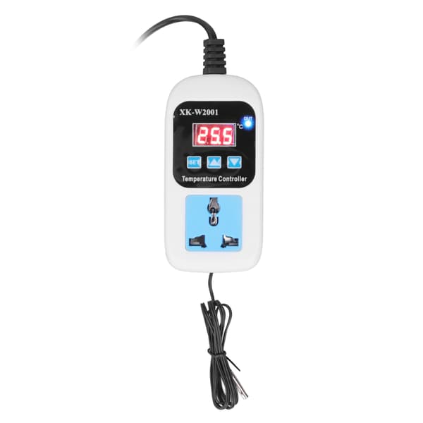 Automatisk digital drivhus temperaturkontroller EU-plugg 110 220V
