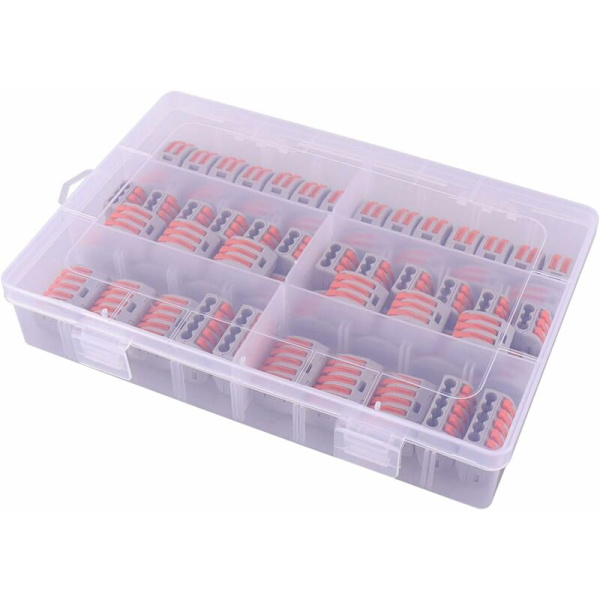 60 stk boxed connector bløde og hårde ledninger artefakt PCT wire quick connect terminal